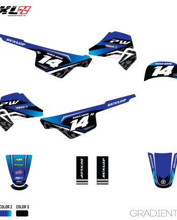 YAMAHA PW 50 FULL GRAPHICS KIT