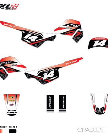 YAMAHA PW 50 FULL GRAPHICS KIT
