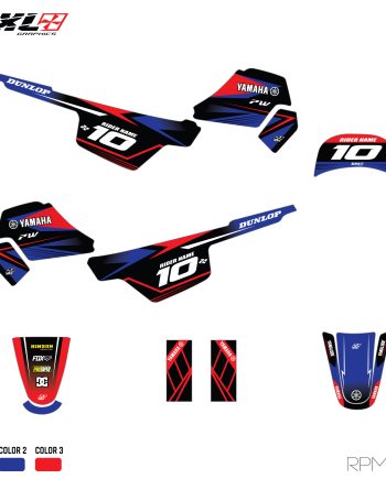 YAMAHA PW 50 FULL GRAPHICS KIT
