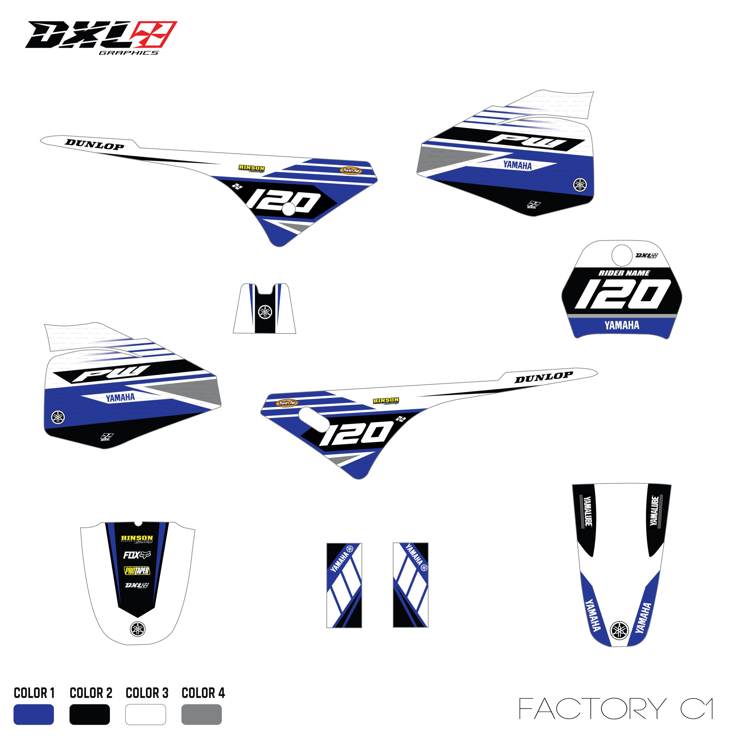 YAMAHA PW 80 FULL GRAPHICS KIT