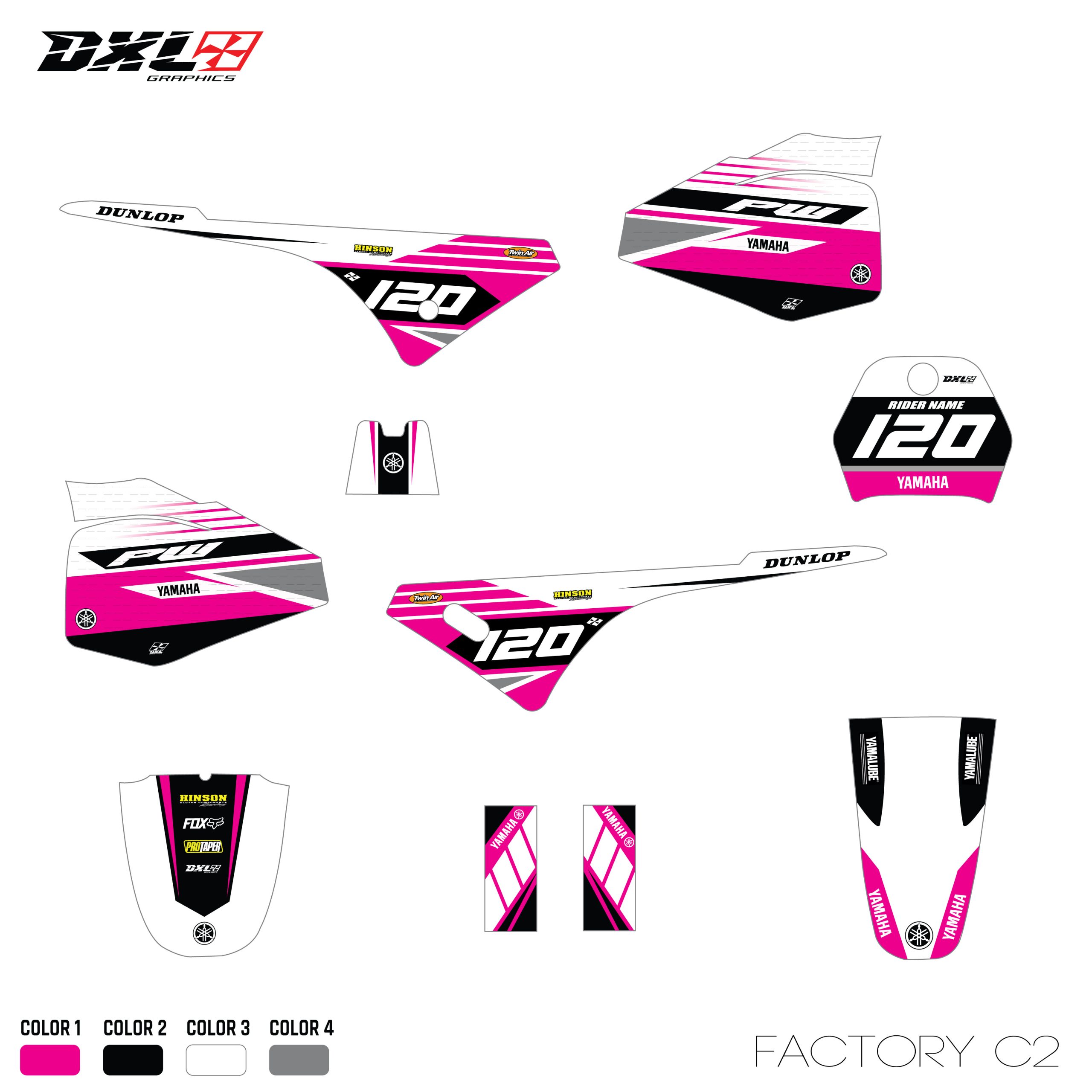 YAMAHA PW 80 FULL GRAPHICS KIT