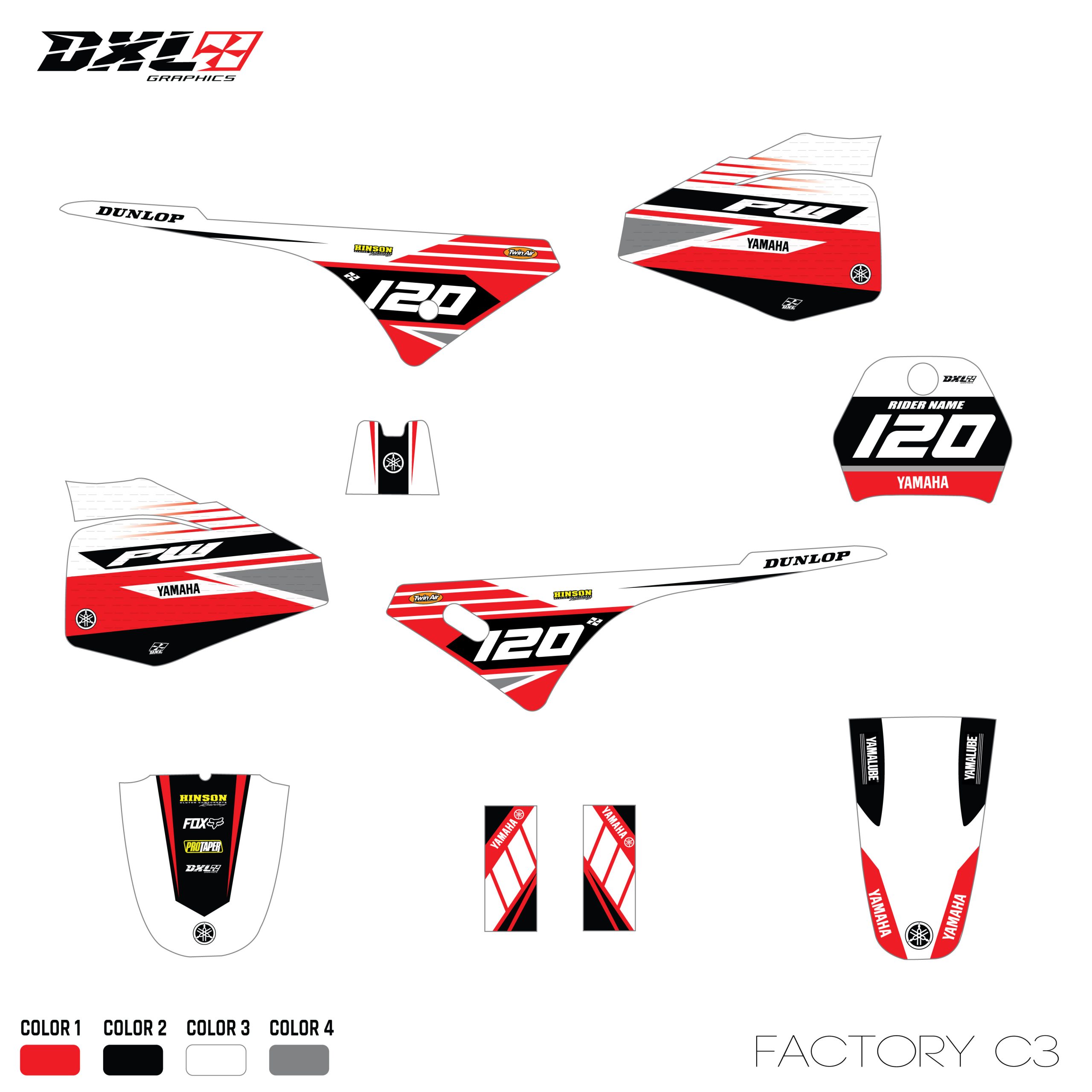 YAMAHA PW 80 FULL GRAPHICS KIT