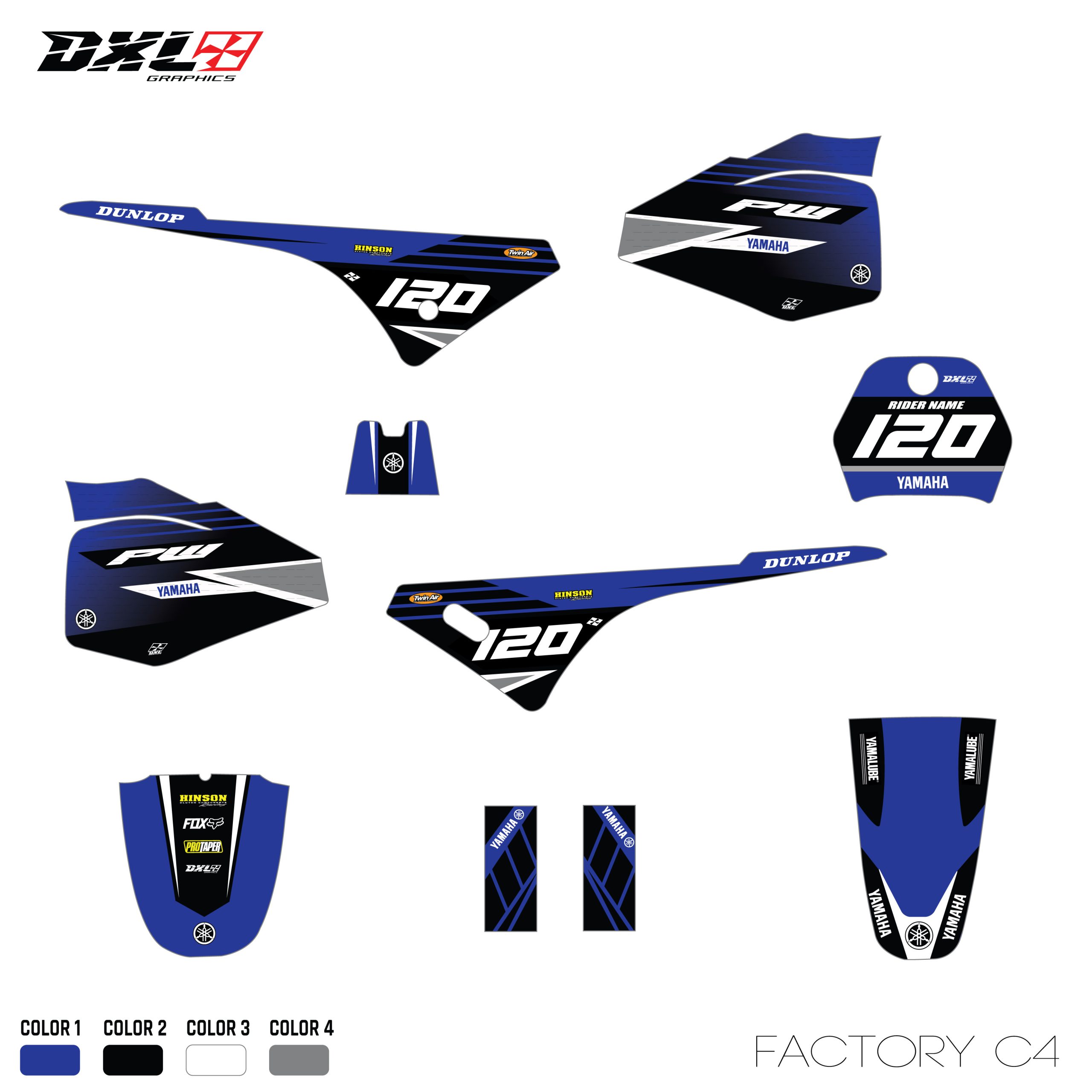 YAMAHA PW 80 FULL GRAPHICS KIT