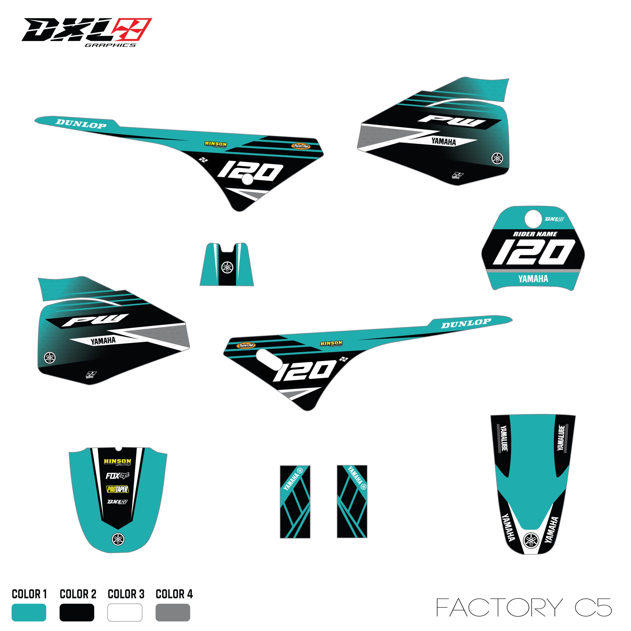 YAMAHA PW 80 FULL GRAPHICS KIT