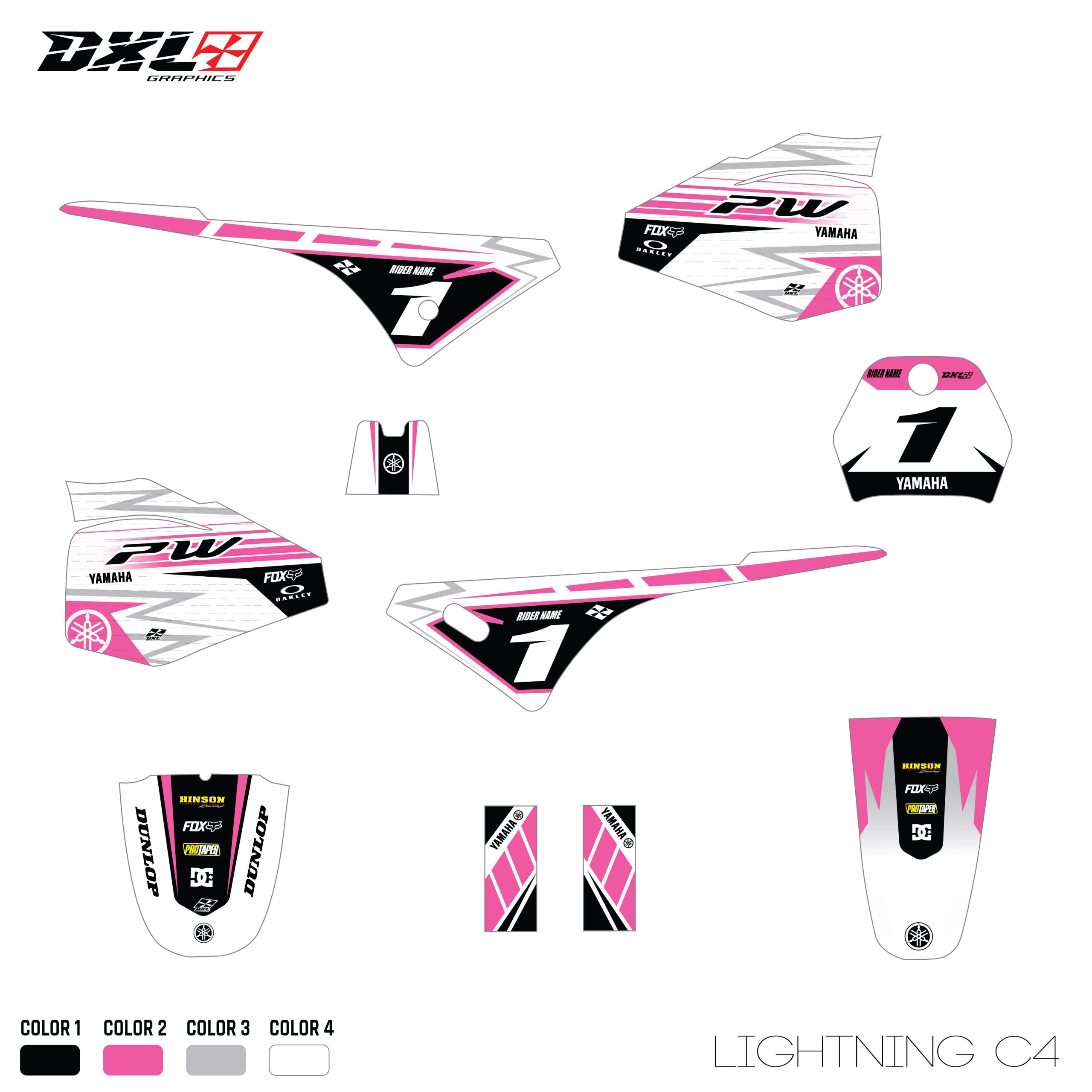 YAMAHA PW 80 FULL GRAPHICS KIT