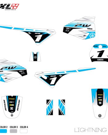 YAMAHA PW 80 FULL GRAPHICS KIT