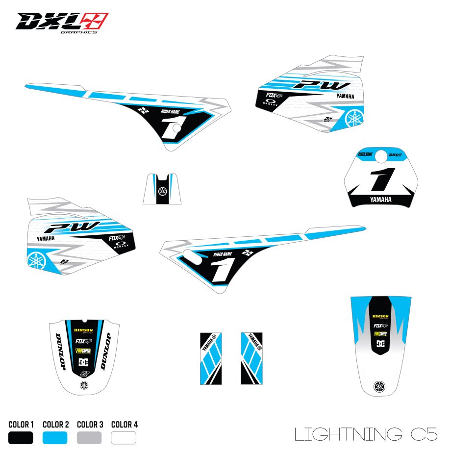 YAMAHA PW 80 FULL GRAPHICS KIT