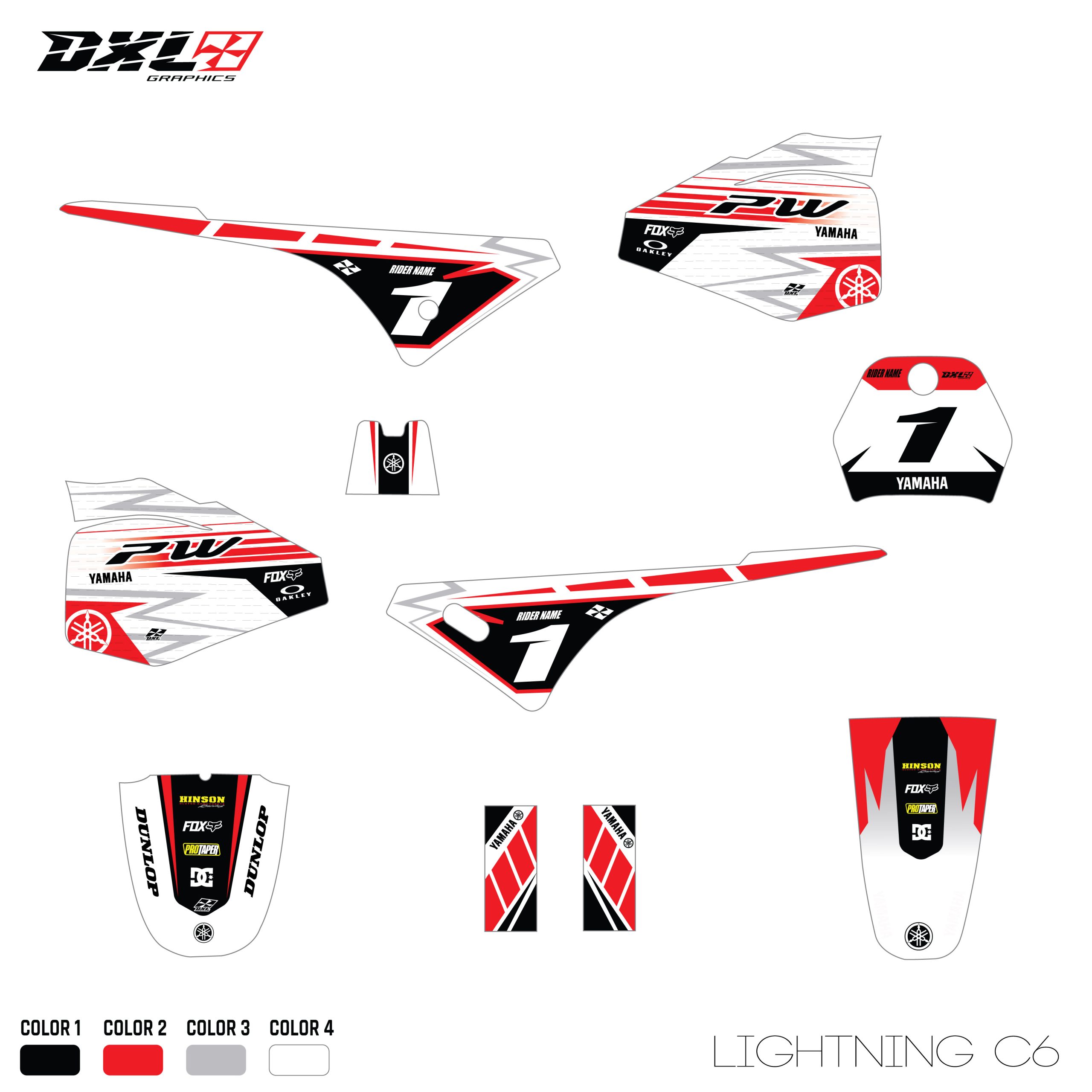 YAMAHA PW 80 FULL GRAPHICS KIT
