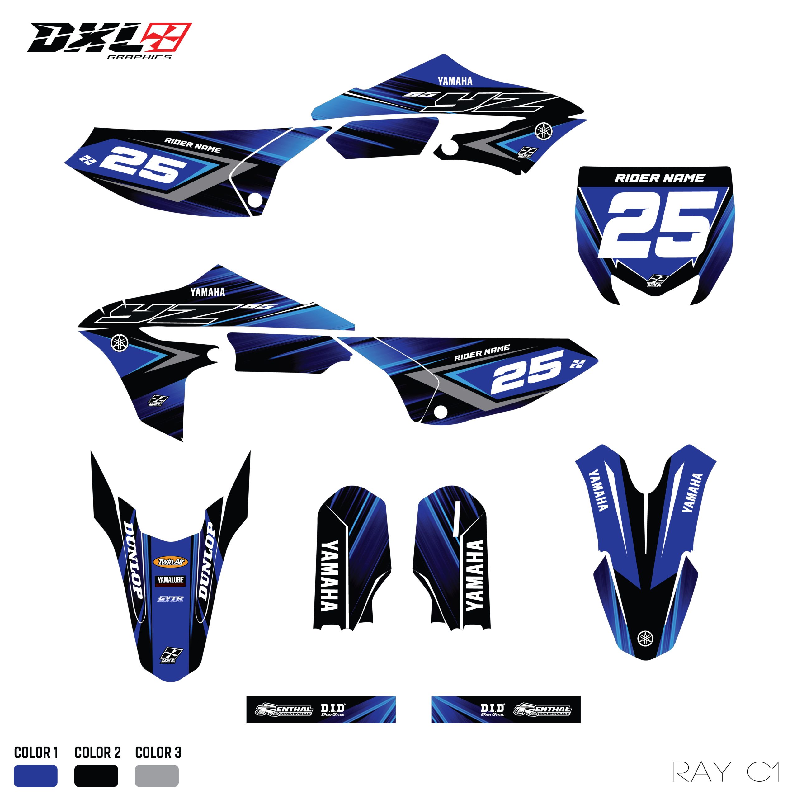 YAMAHA YZ 65 FULL GRAPHICS KIT