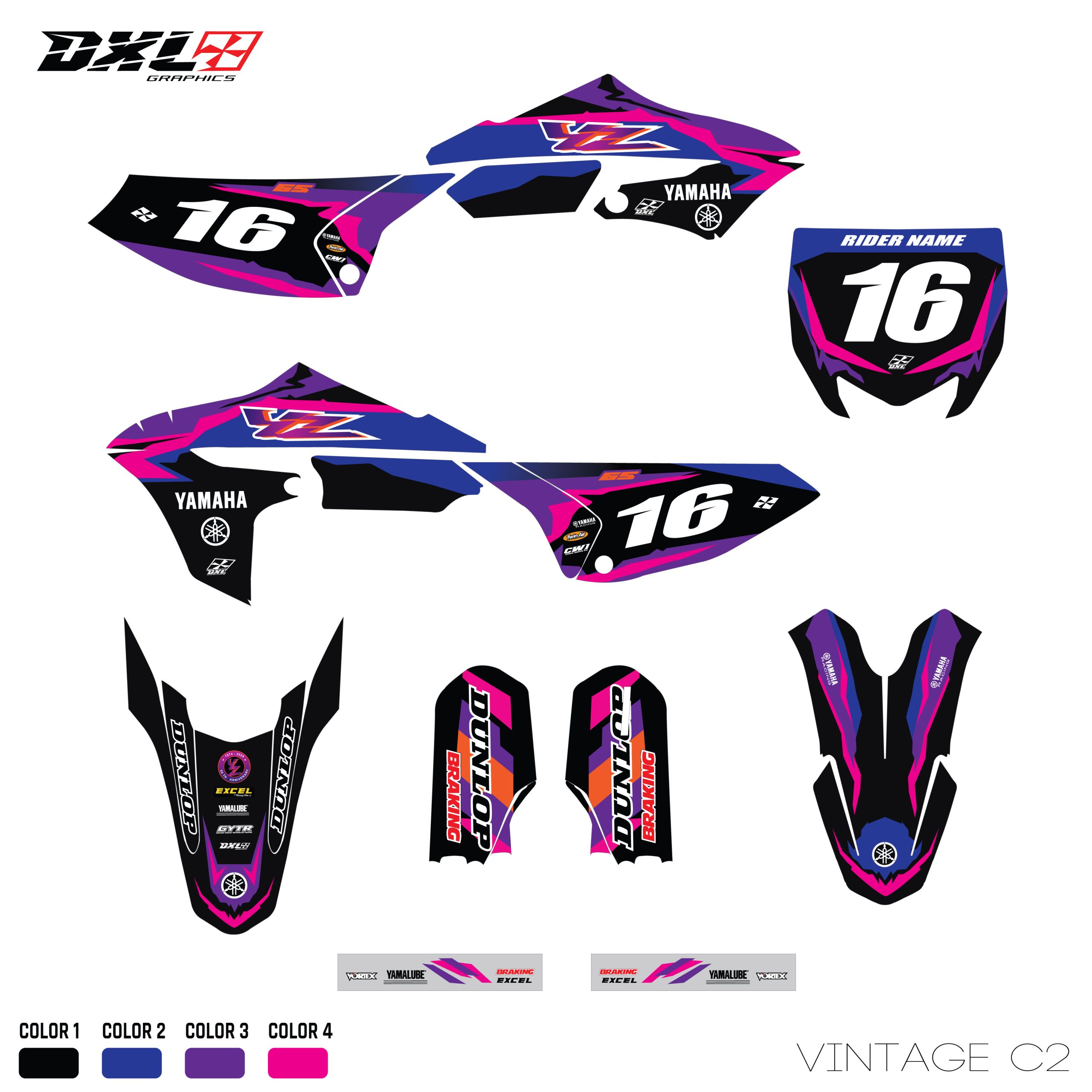 YAMAHA YZ 65 FULL GRAPHICS KIT