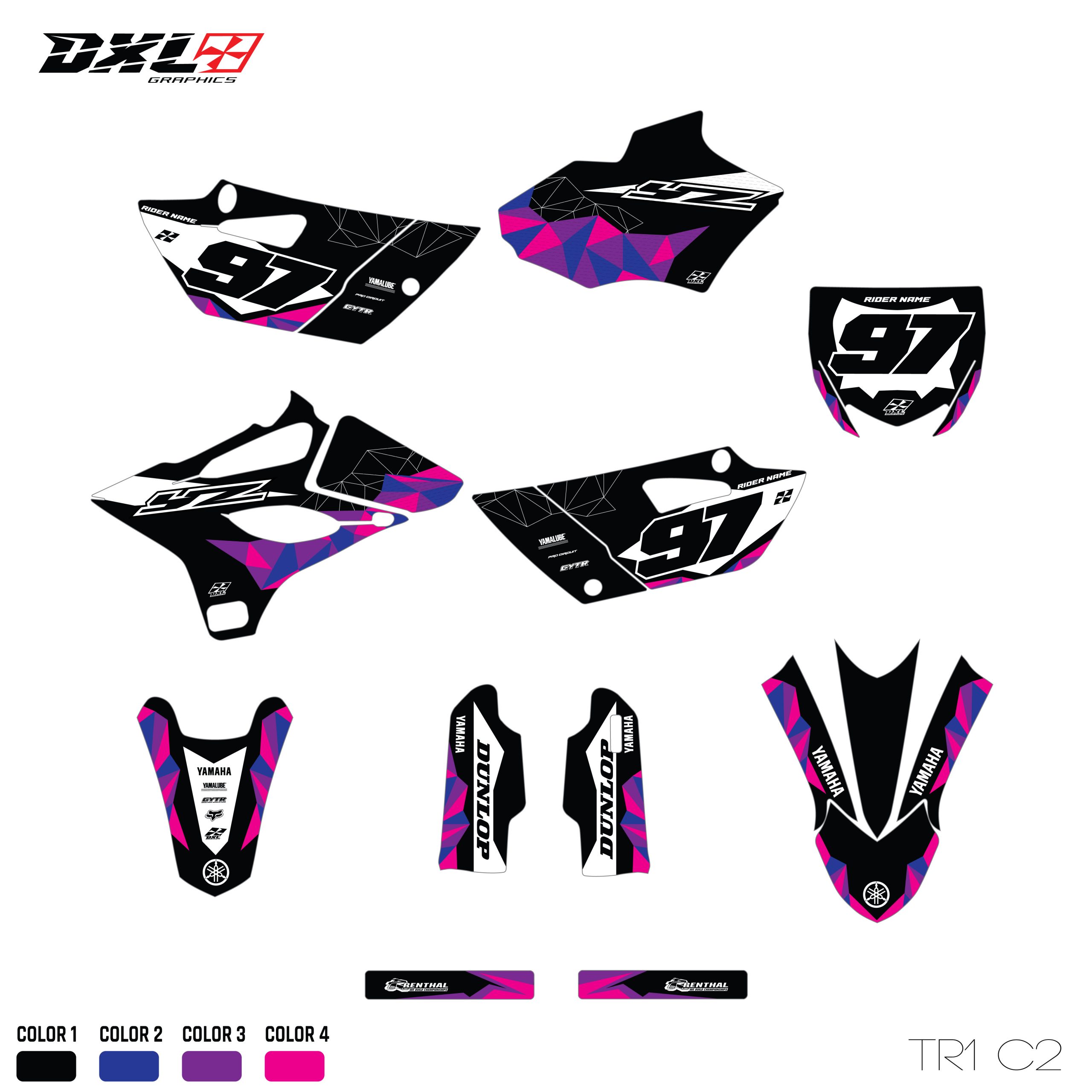 YAMAHA YZ 85 FULL GRAPHICS KIT