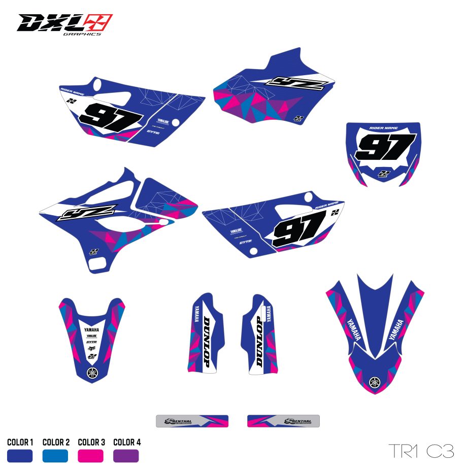 YAMAHA YZ 85 FULL GRAPHICS KIT