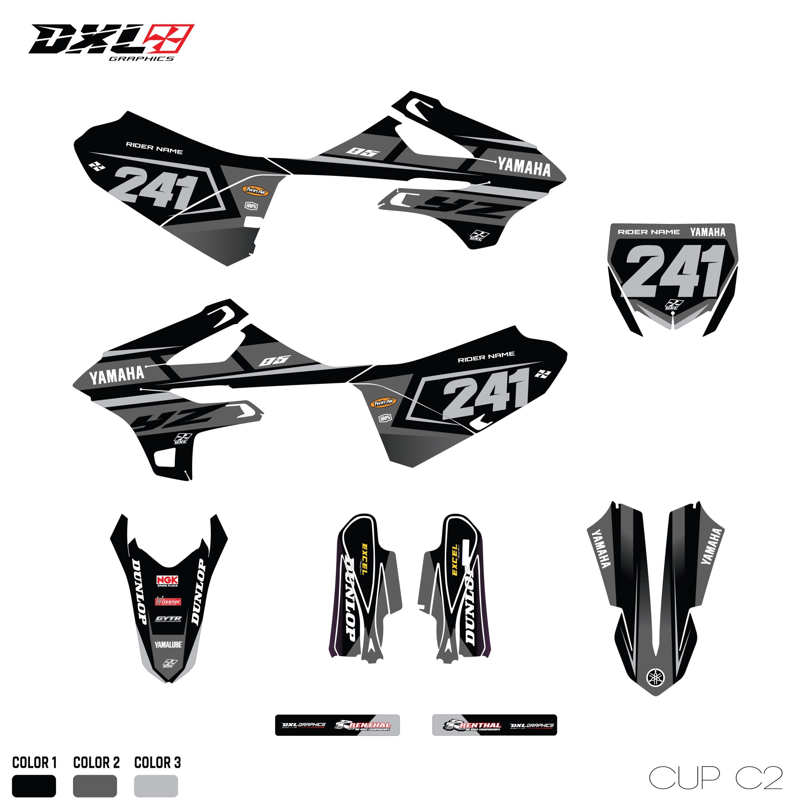 YAMAHA YZ 85 FULL GRAPHICS KIT