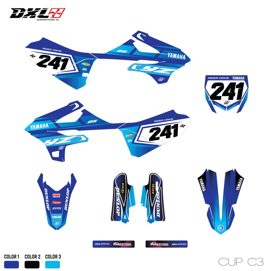 YAMAHA YZ 85 FULL GRAPHICS KIT