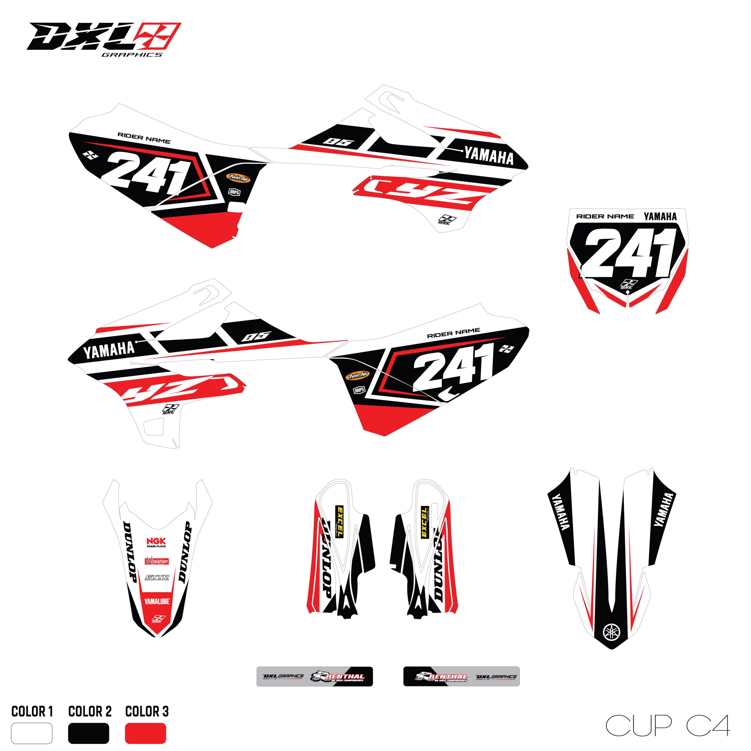 YAMAHA YZ 85 FULL GRAPHICS KIT