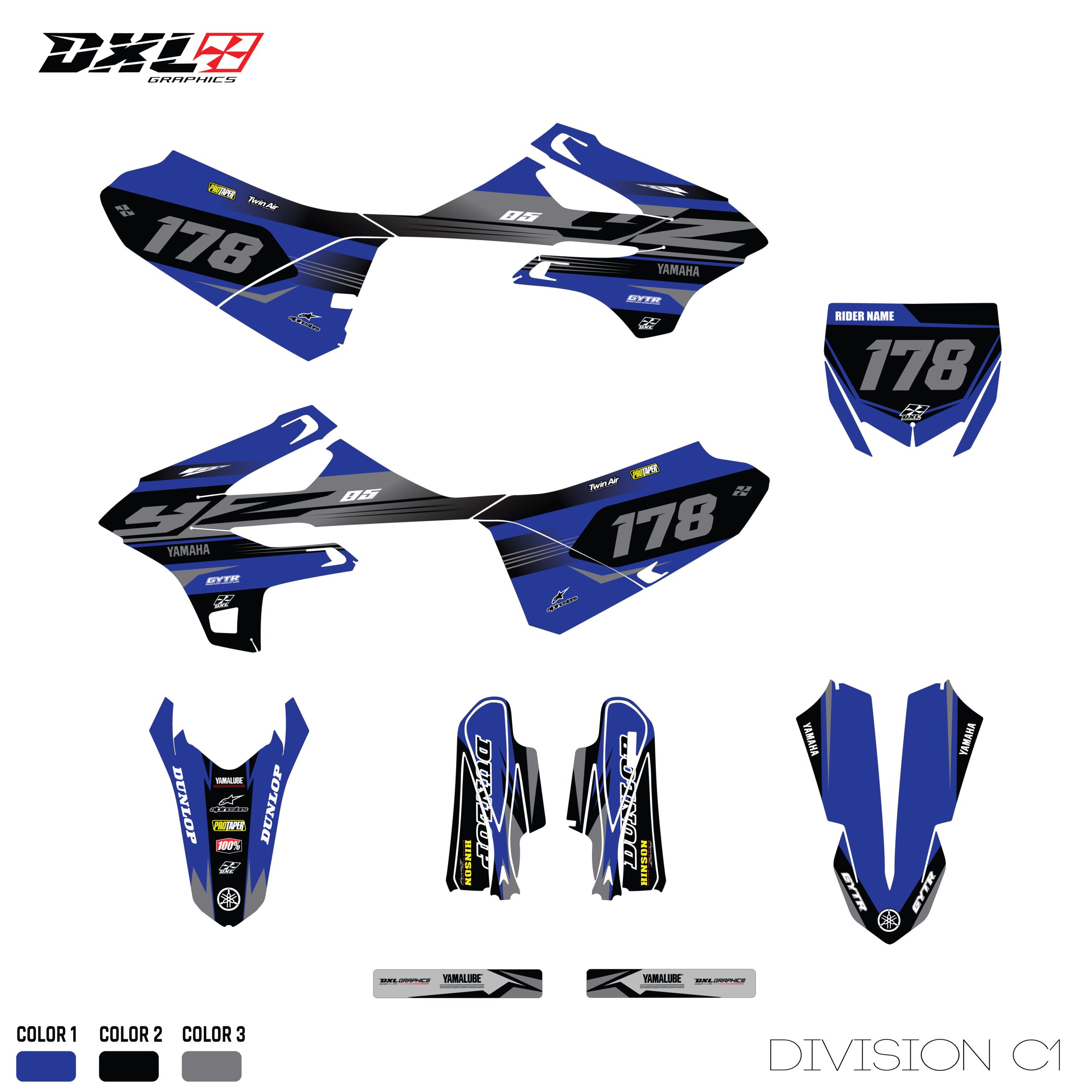 YAMAHA YZ 85 FULL GRAPHICS KIT