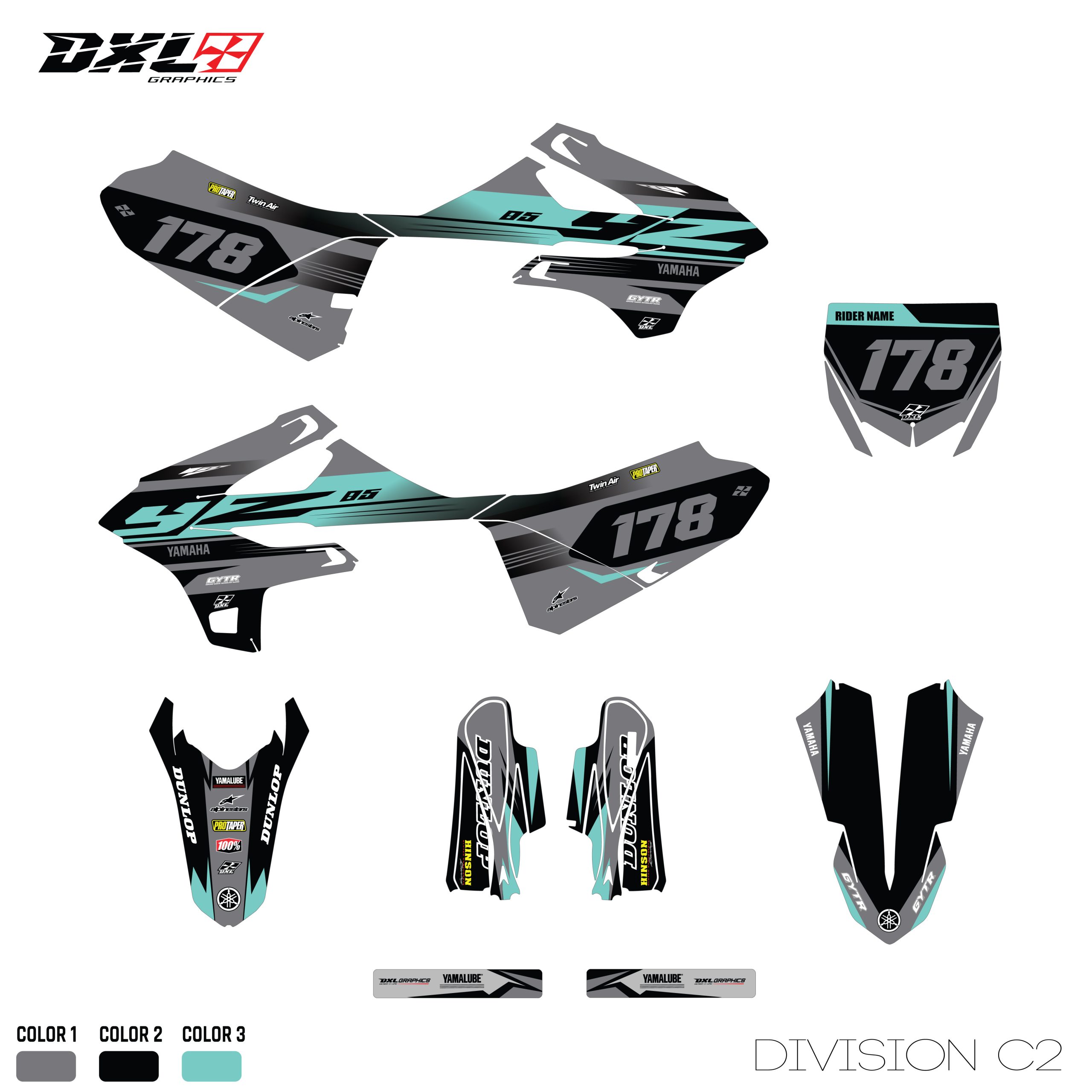 YAMAHA YZ 85 FULL GRAPHICS KIT