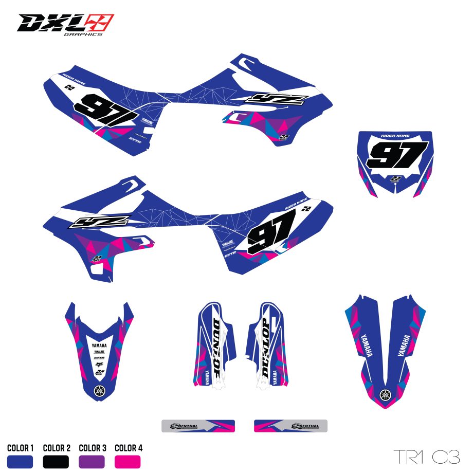 YAMAHA YZ 85 FULL GRAPHICS KIT