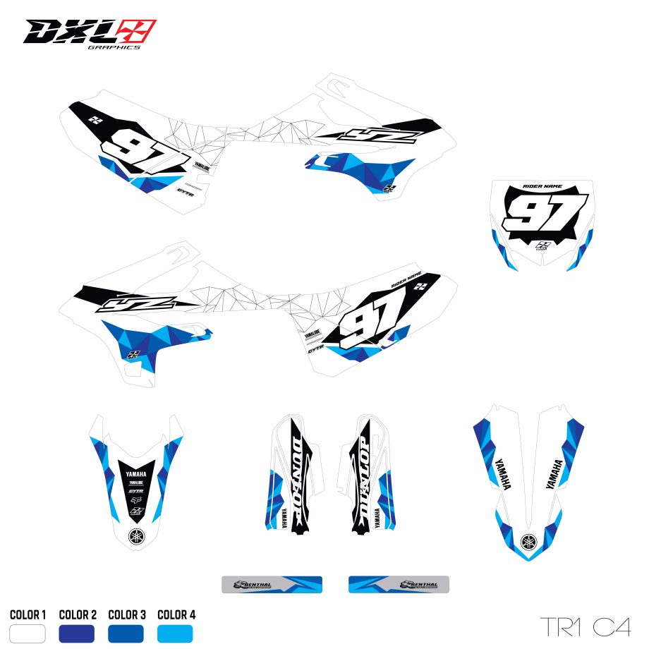 YAMAHA YZ 85 FULL GRAPHICS KIT