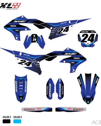 YAMAHA YZF 250 450 FULL GRAPHICS KIT
