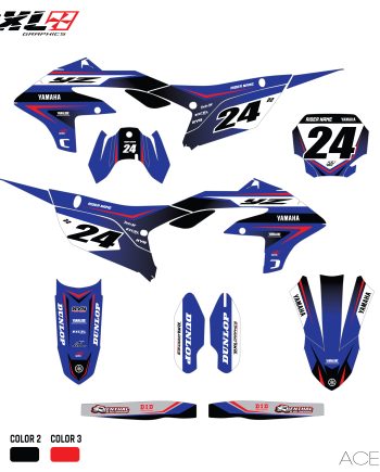 YAMAHA YZF 250 450 FULL GRAPHICS KIT