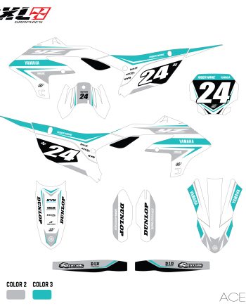 YAMAHA YZF 250 450 FULL GRAPHICS KIT