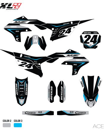 YAMAHA YZF 250 450 FULL GRAPHICS KIT
