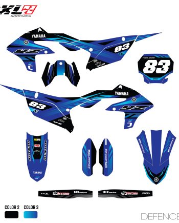 YAMAHA YZF 250 450 FULL GRAPHICS KIT