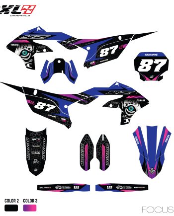 YAMAHA YZF 250 450 FULL GRAPHICS KIT
