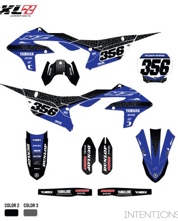 YAMAHA YZF 250 450 FULL GRAPHICS KIT