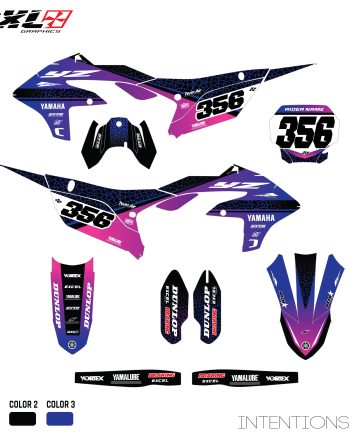 YAMAHA YZF 250 450 FULL GRAPHICS KIT