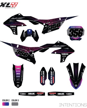 YAMAHA YZF 250 450 FULL GRAPHICS KIT