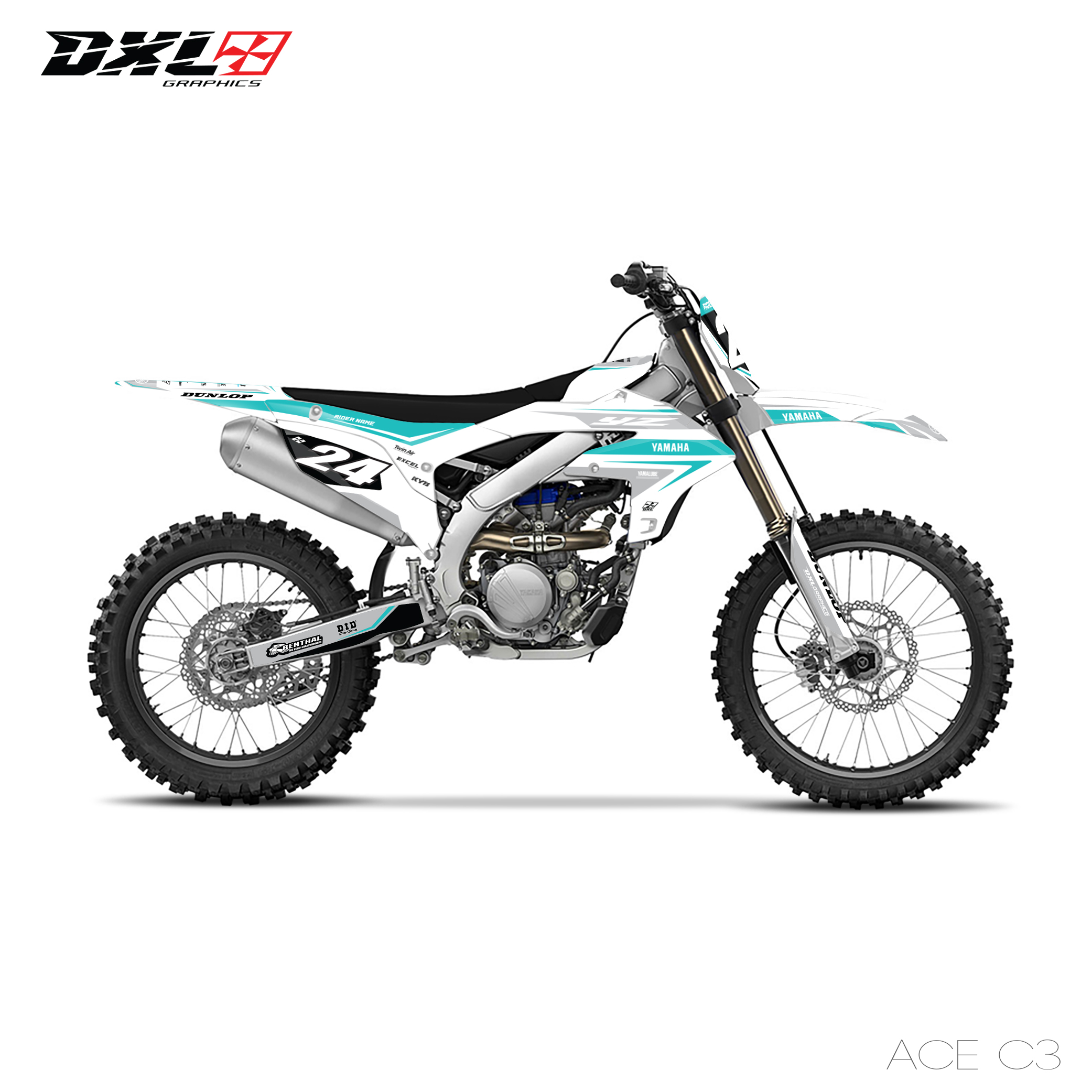 YAMAHA YZF 250 450 FULL GRAPHICS KIT