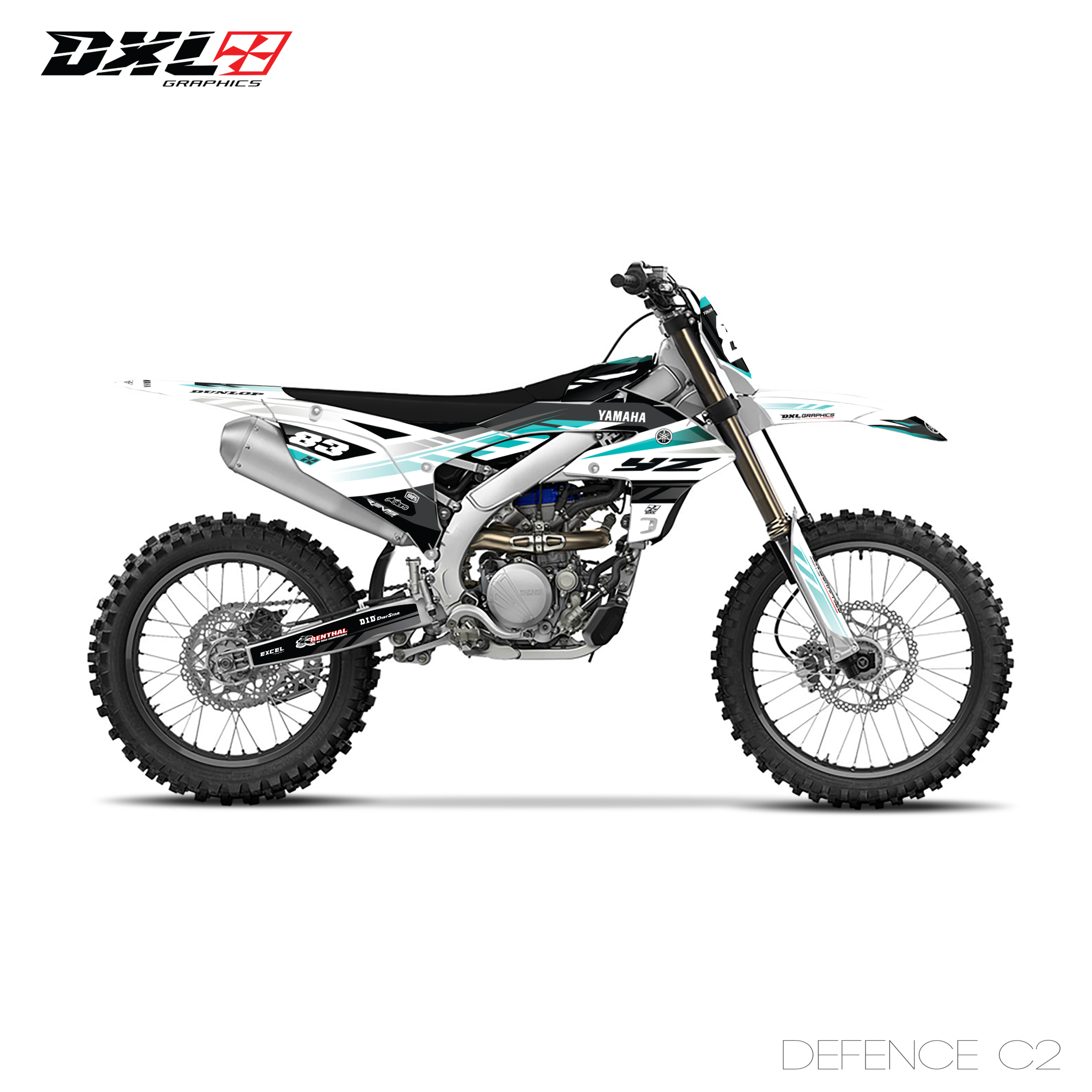 YAMAHA YZF 250 450 FULL GRAPHICS KIT