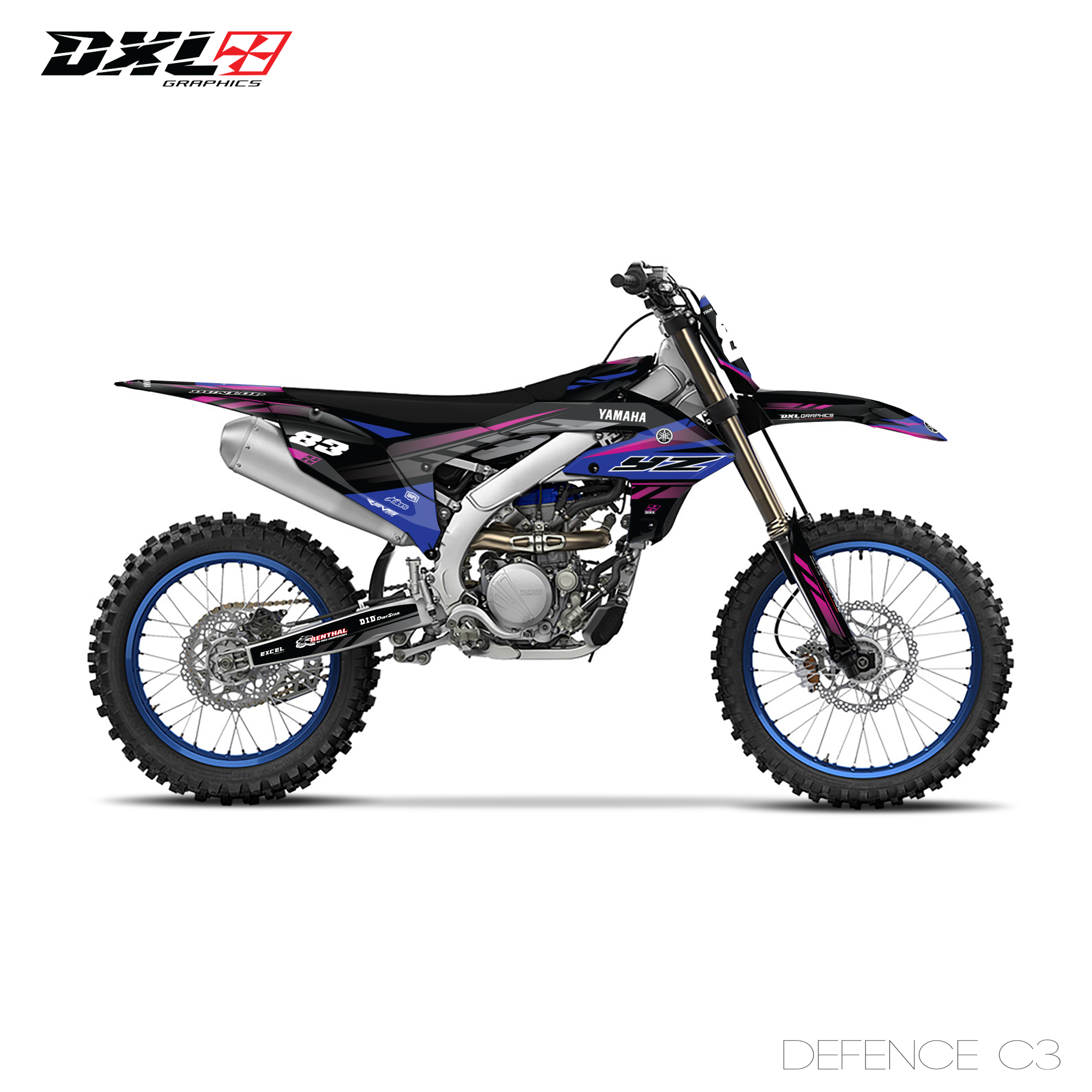 YAMAHA YZF 250 450 FULL GRAPHICS KIT