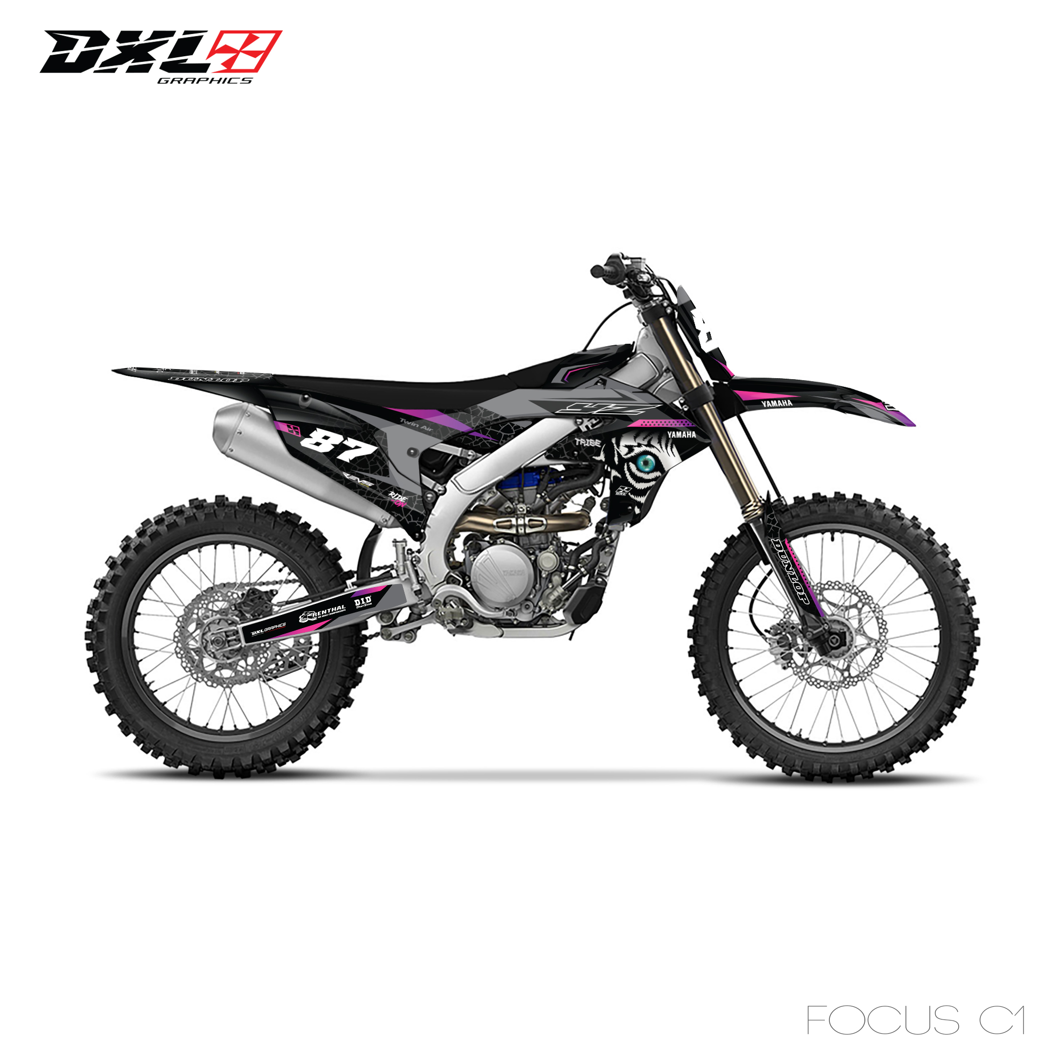 YAMAHA YZF 250 450 FULL GRAPHICS KIT