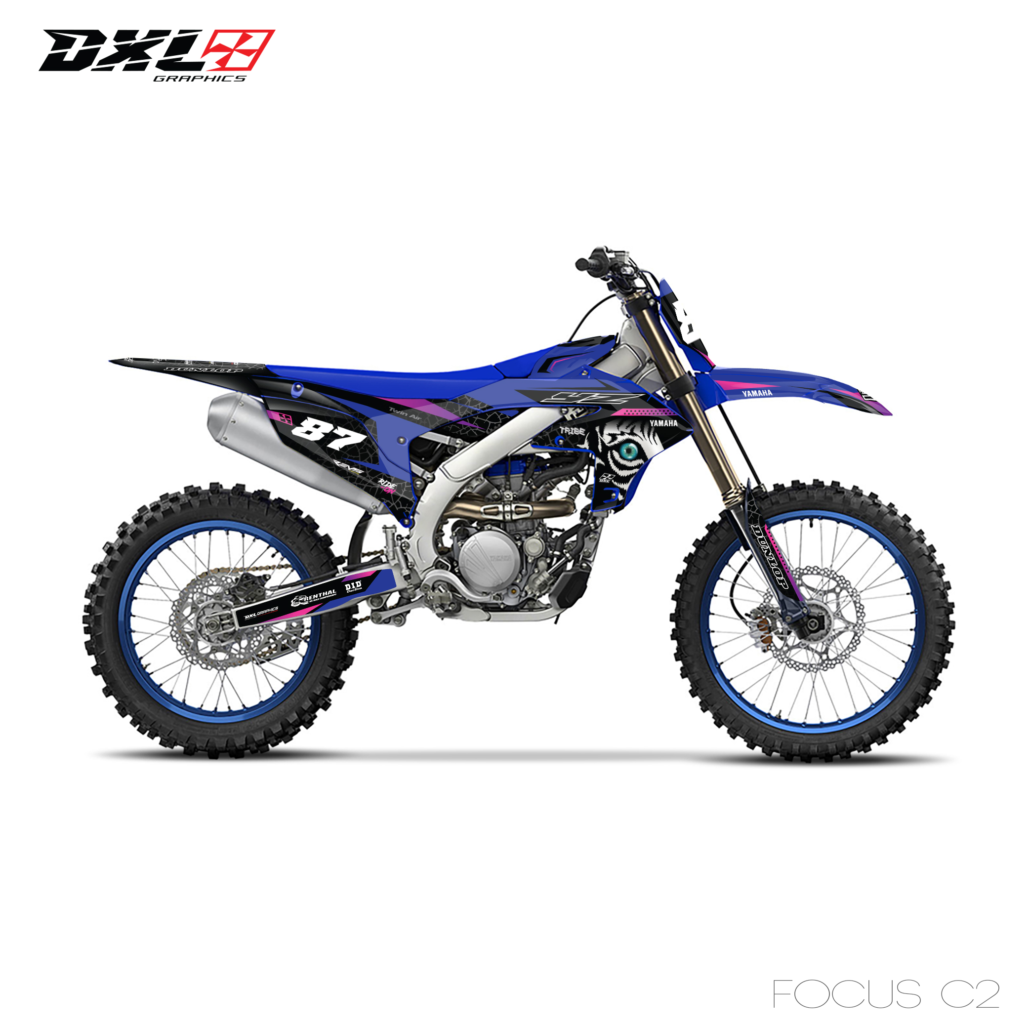 YAMAHA YZF 250 450 FULL GRAPHICS KIT