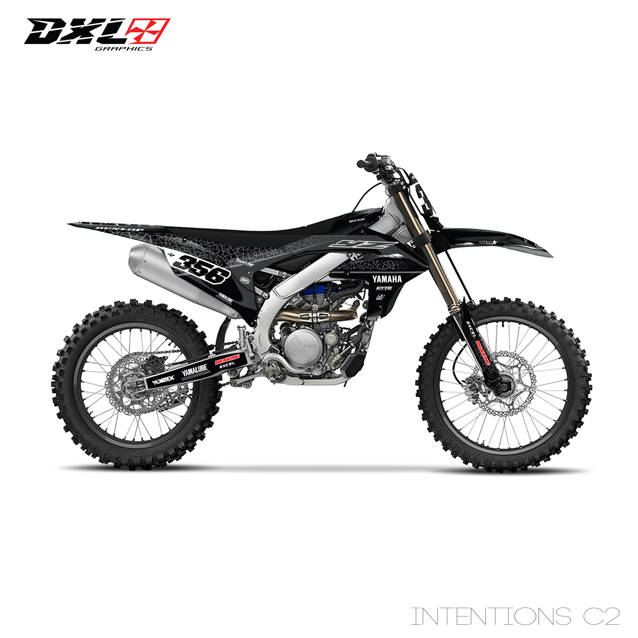 YAMAHA YZF 250 450 FULL GRAPHICS KIT
