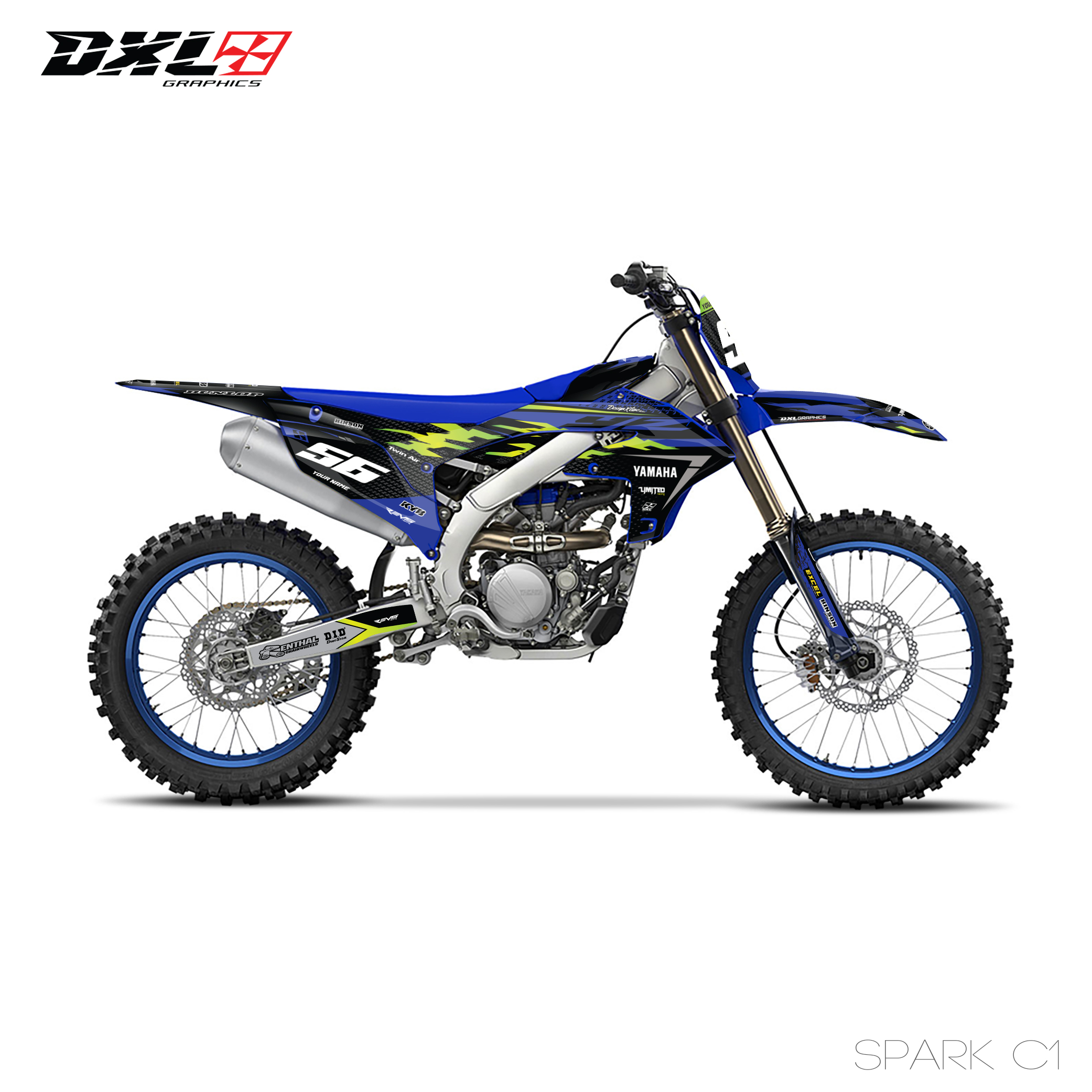 YAMAHA YZF 250 450 FULL GRAPHICS KIT