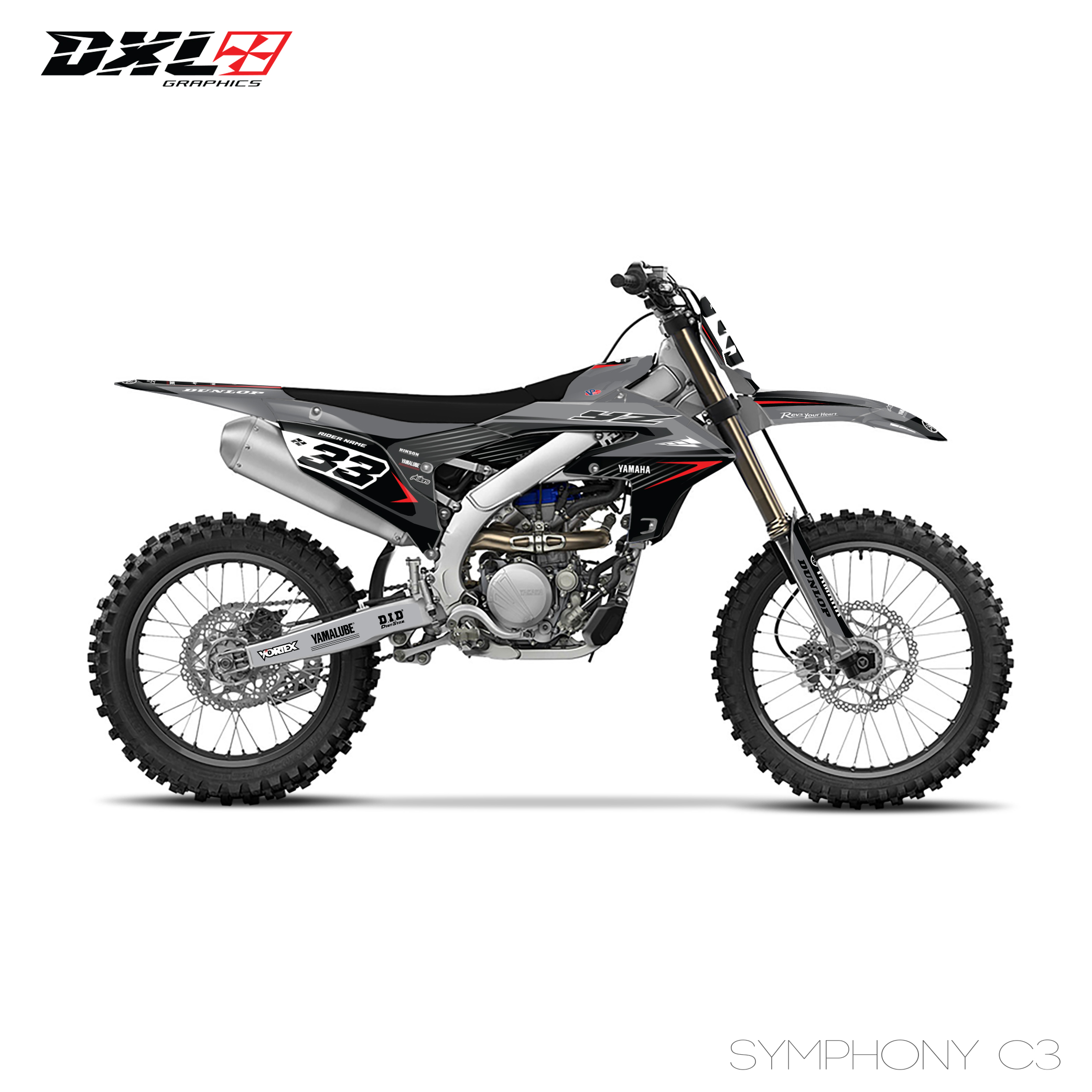YAMAHA YZF 250 450 FULL GRAPHICS KIT