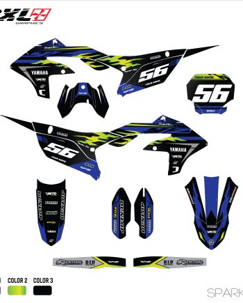 YAMAHA YZF 250 450 FULL GRAPHICS KIT