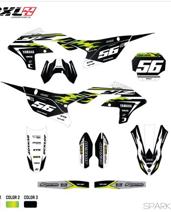 YAMAHA YZF 250 450 FULL GRAPHICS KIT