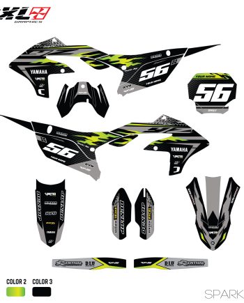 YAMAHA YZF 250 450 FULL GRAPHICS KIT