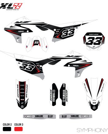 YAMAHA YZF 250 450 FULL GRAPHICS KIT