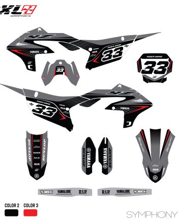 YAMAHA YZF 250 450 FULL GRAPHICS KIT