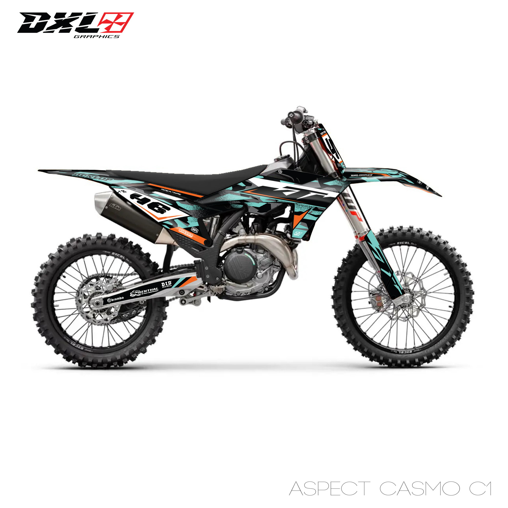 KTM SX-SXF EXC-EXC-F FULL GRAPHICS KIT