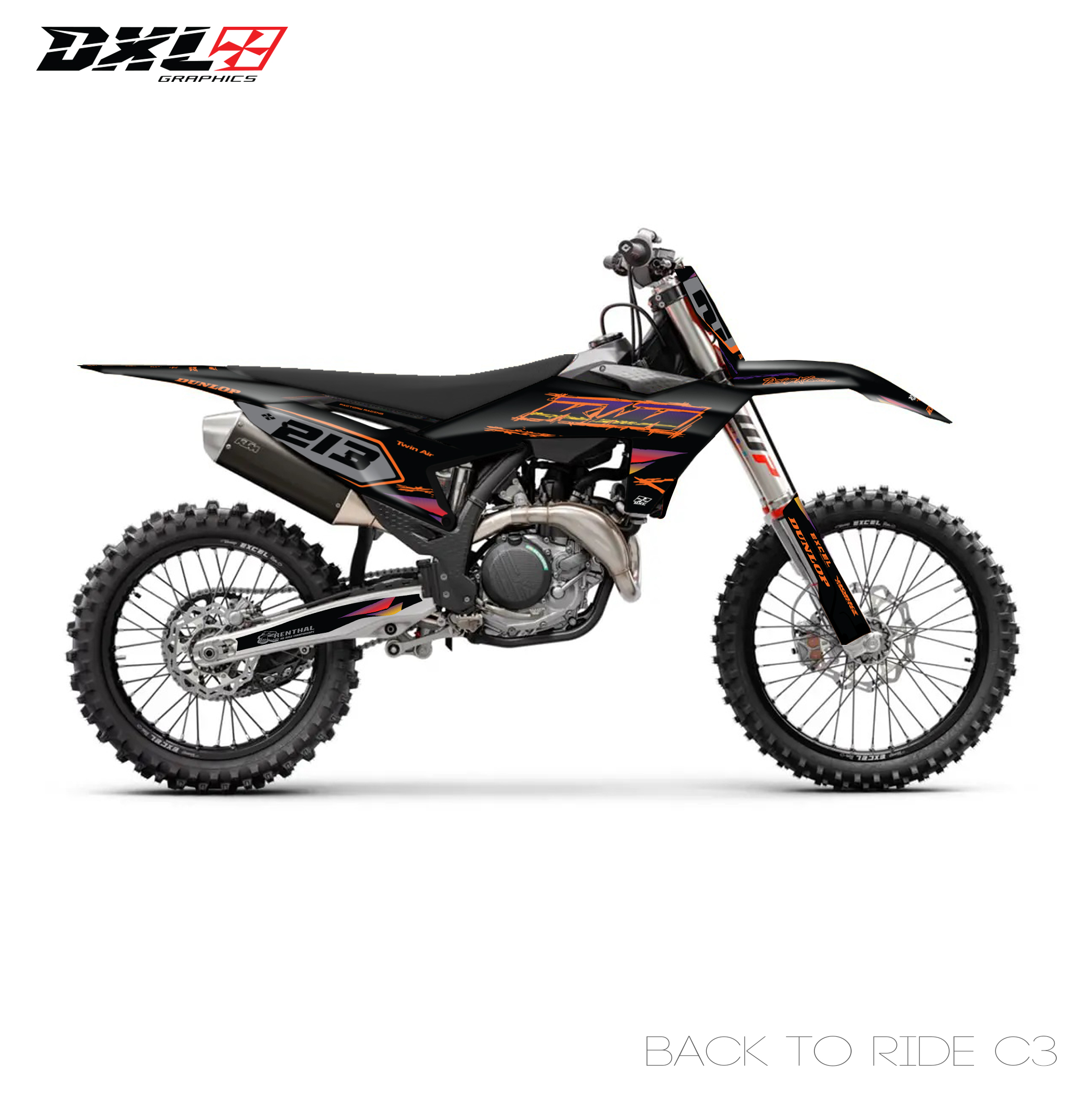 KTM SX-SXF EXC-EXC-F FULL GRAPHICS KIT
