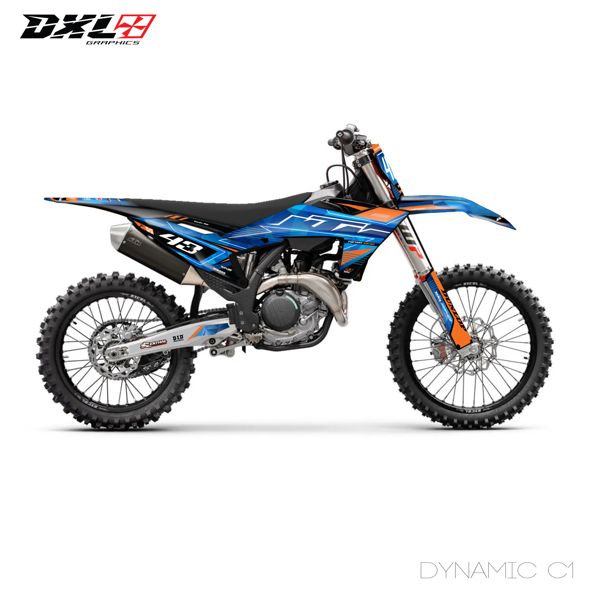 KTM SX-SXF EXC-EXC-F FULL GRAPHICS KIT