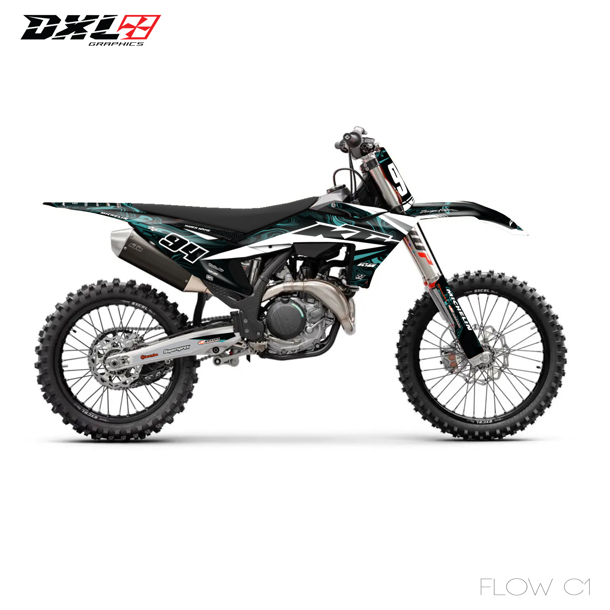 KTM SX-SXF EXC-EXC-F FULL GRAPHICS KIT