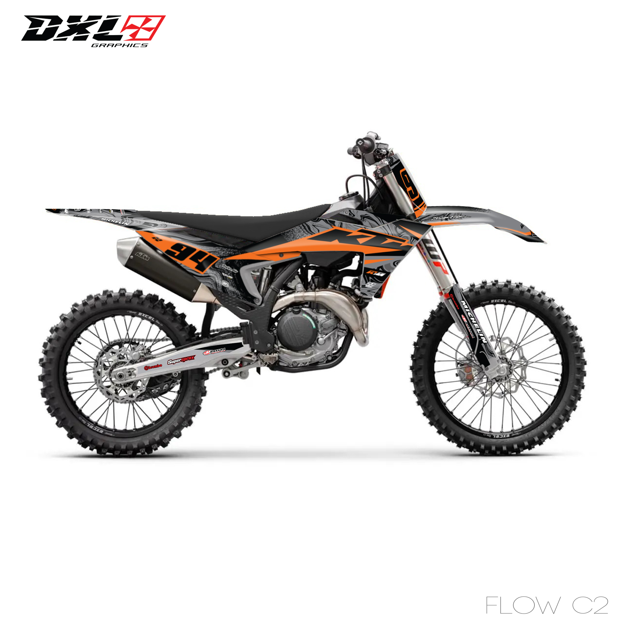 KTM SX-SXF EXC-EXC-F FULL GRAPHICS KIT